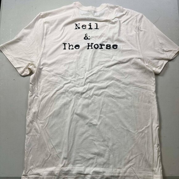 Neil Young & The Horse 2024 Love Earth Tour Official Merch Typewriter T-Shirt - Picture 2 of 2